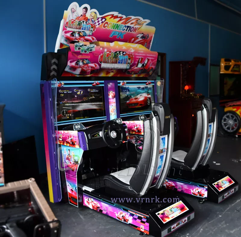 2 players 32 Inch LCD Racing Car Machine