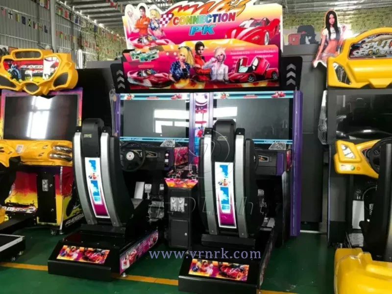 2 players 32 Inch LCD Racing Car Machine