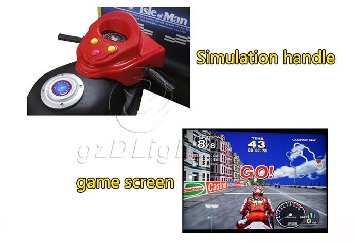 32 Inch TT Super Motorcycle Arcade Game Machine