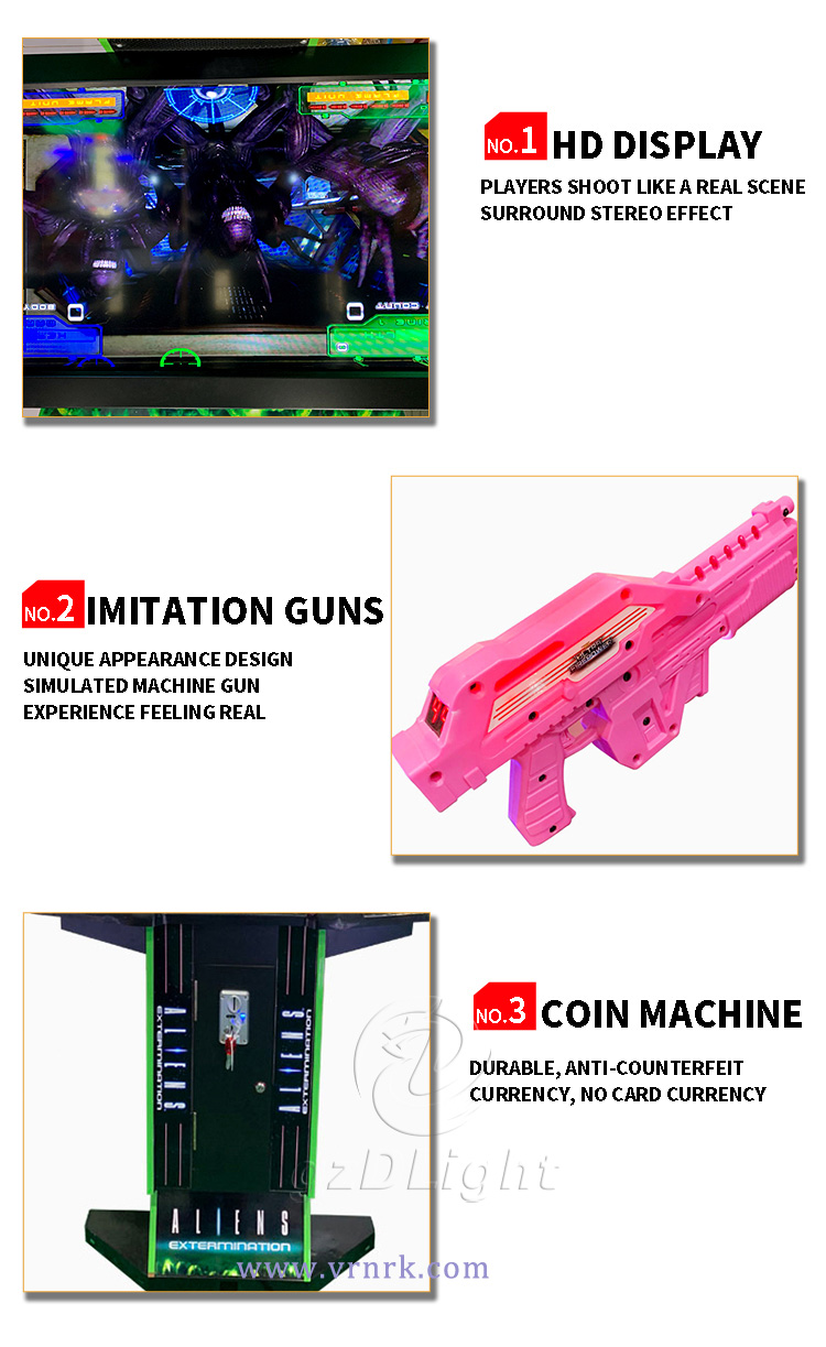 42 Inch Full Fire Arcade Shooting Game Machine