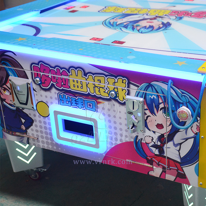 Mini Air Hockey Table 4 Players Coin Operated Game Machine