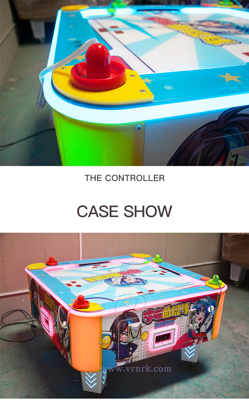 Mini Air Hockey Table 4 Players Coin Operated Game Machine