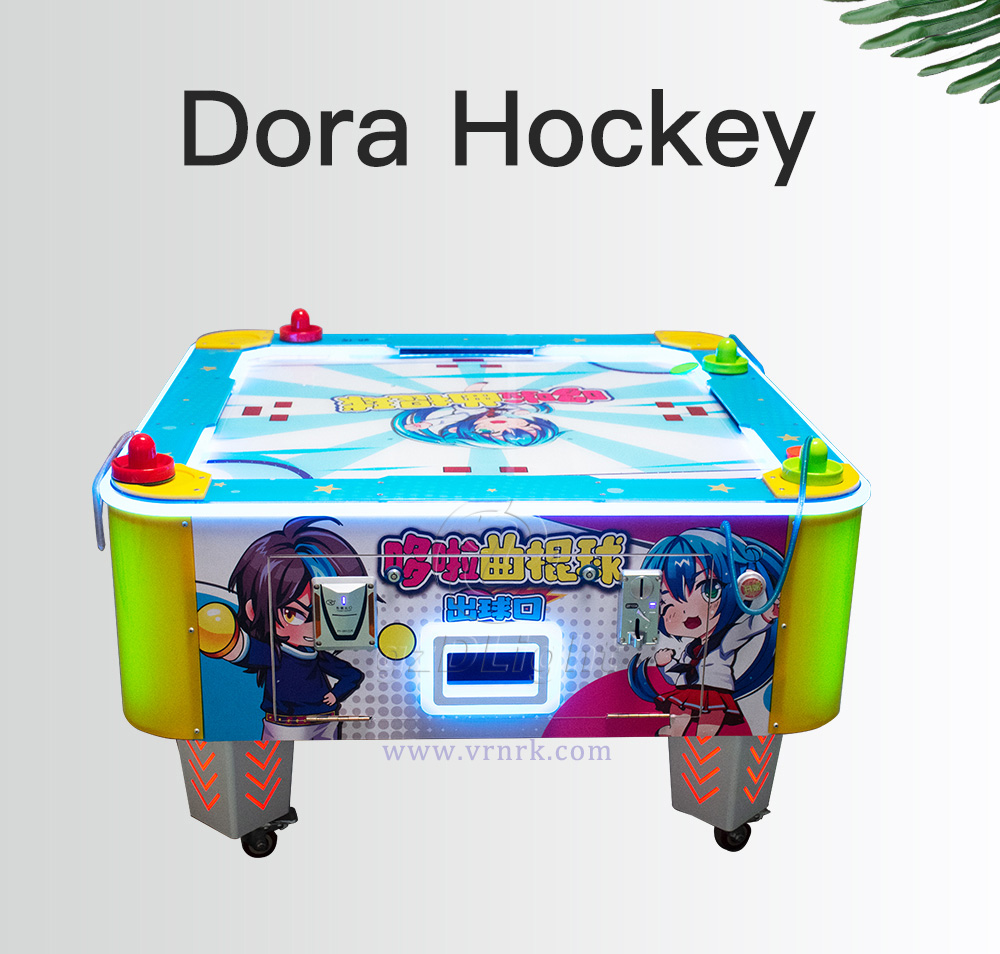 Mini Air Hockey Table 4 Players Coin Operated Game Machine